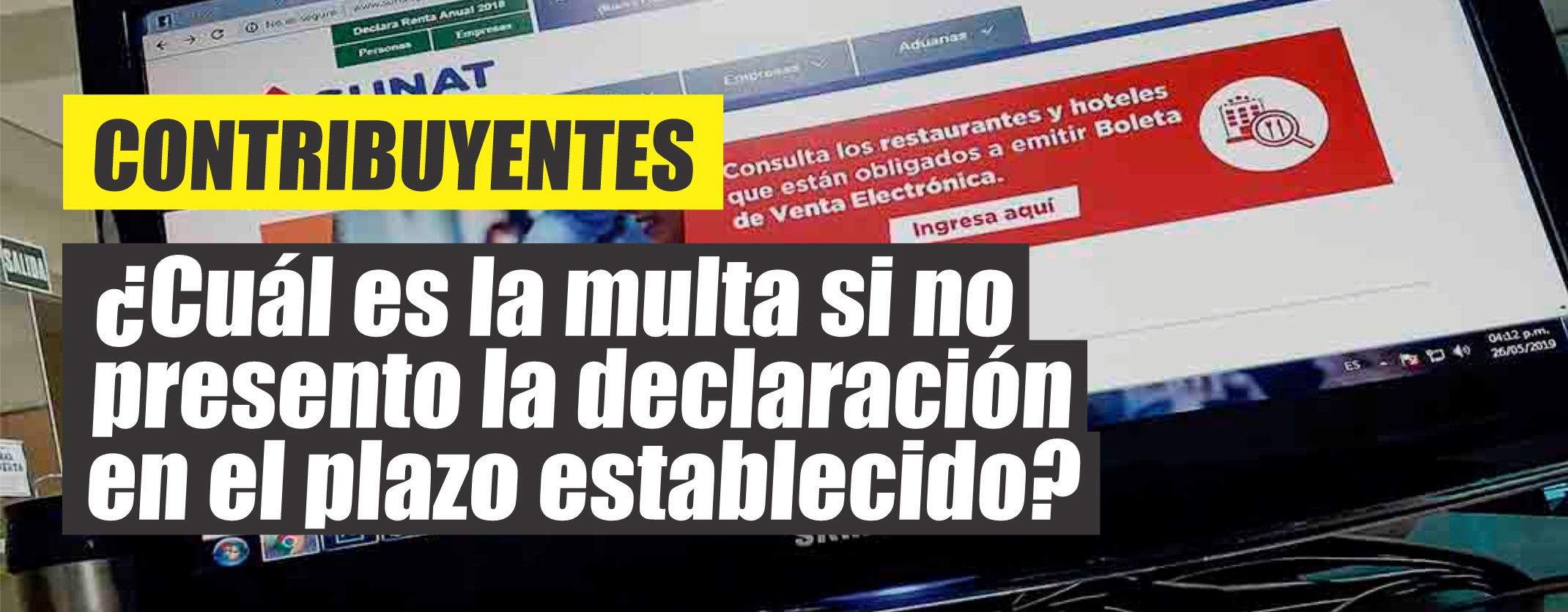 Multa por no presentar la DJ Anual 2022